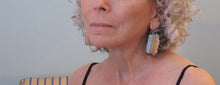 Load image into Gallery viewer, brighton / embroidered earrings
