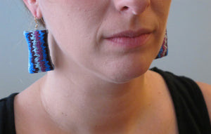 cardi oh / embroidered earrings