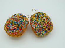 Load image into Gallery viewer, da dots / embroidered earrings