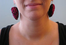 Load image into Gallery viewer, dusk / embroidered earrings