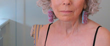 Load image into Gallery viewer, heather up / embroidered earrings
