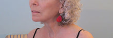 Load image into Gallery viewer, hot droplets / embroidered earrings