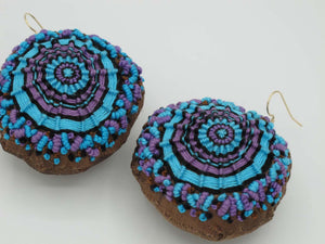 wowie zowies / embroidered earrings