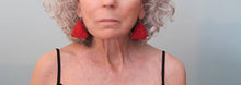 Load image into Gallery viewer, redangles / embroidered earrings