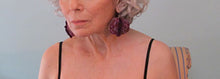 Load image into Gallery viewer, half not / embroidered earrings