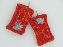 Load image into Gallery viewer, eye pops / embroidered earrings