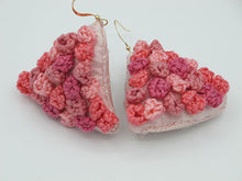Load image into Gallery viewer, flower tumble / embroidered earrings