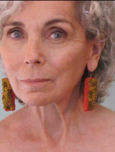 Load image into Gallery viewer, forest bloom / embroidered earrings