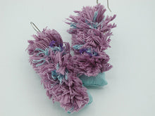 Load image into Gallery viewer, heather up / embroidered earrings