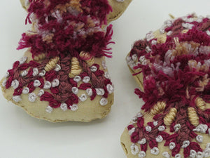 potpourri / embroidered earrings
