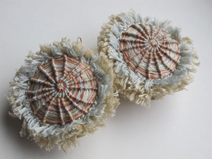 sandstorm suns / embroidered earrings