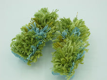 Load image into Gallery viewer, seafoam / embroidered earrings