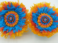 Load image into Gallery viewer, sunspots / embroidered earrings